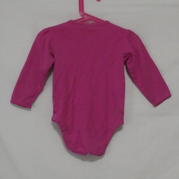 Y2K | BABY GAP - Infant | 12-18 months | Vibrant Pink Baby Bodysuit - Picture 2 of 16